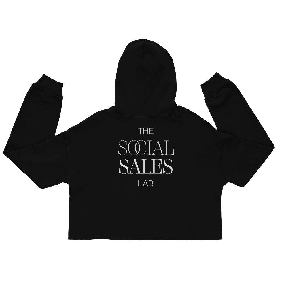 Social Sales Lab - Crop Hoodie